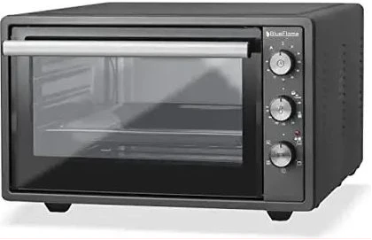 Blueflame 35 Liters Electric Mini Oven, Thermostat, 2 Trays With Lamp, Up And Down Heating Function 35302-L – Black