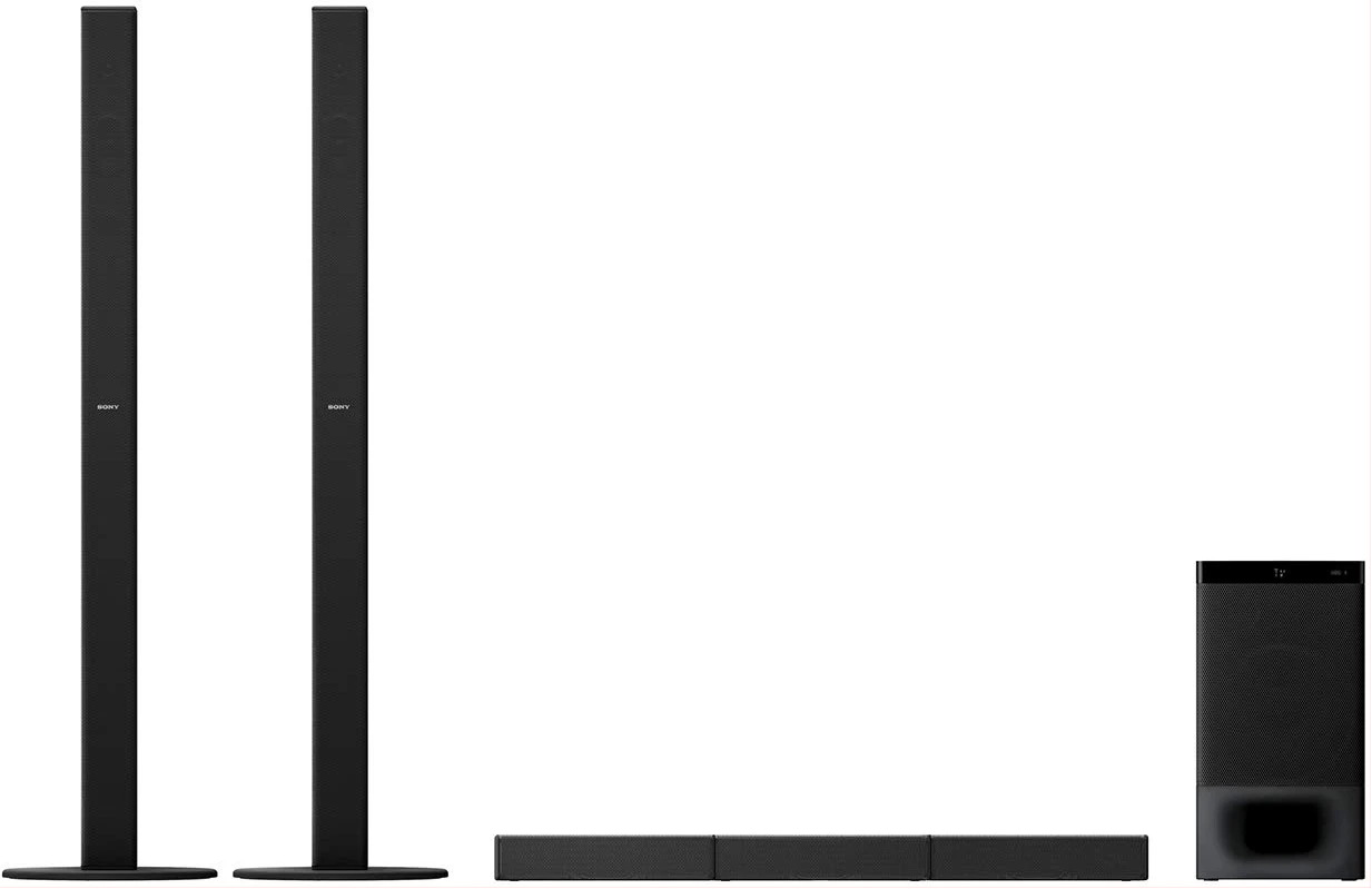 Sony HT-S700RF Real 5.1ch Dolby Audio Soundbar for TV with Tall boy Rear Speakers & Subwoofer, 5.1ch Home Theatre System (1000W, Bluetooth & USB Connectivity, HDMI & Optical Connectivity)