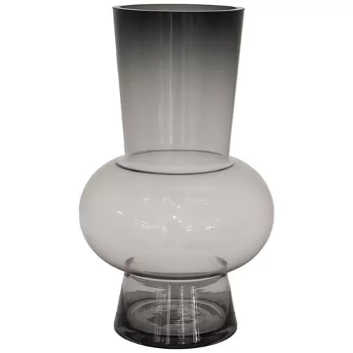 Smoke Belly Compact Tabletop Vase Hydroponics Flower Pot Living Room Interior DecorWedding Decoration- Multicolor