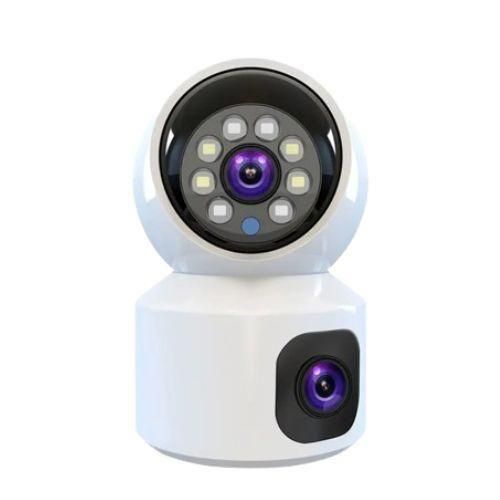 XIAOMI V380 PRO Double Lens Indoor Camera 1080P HD Video Wireless Security CCTV Network Indoor Robotic WIFI Resolution WiFi Wireless Indoor Camera Color Night Vision, AI (Upgraded) CCTV Human Detectio