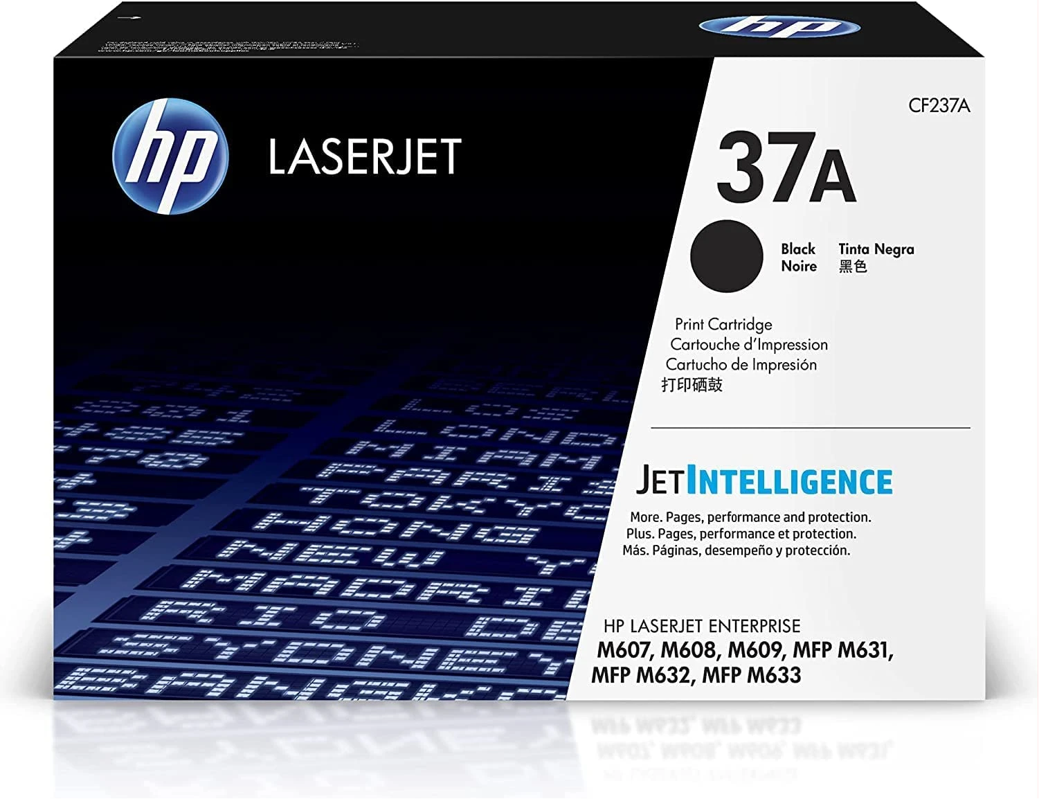 Original HP 37A Black Toner Cartridge