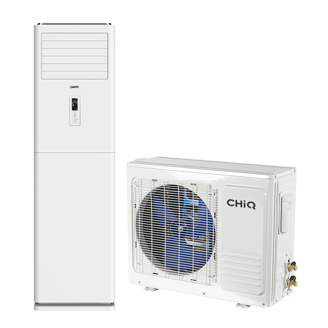 CHiQ 24000 BTU Floor Standing AC Air Conditioner R410a CFC-24000 - White (2YRs WRTY)