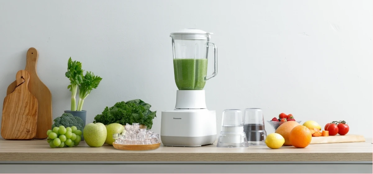 Panasonic Smoothie Blender MXMG5421CTZ; 800W , Ice crusher with glass jug + 2 mills