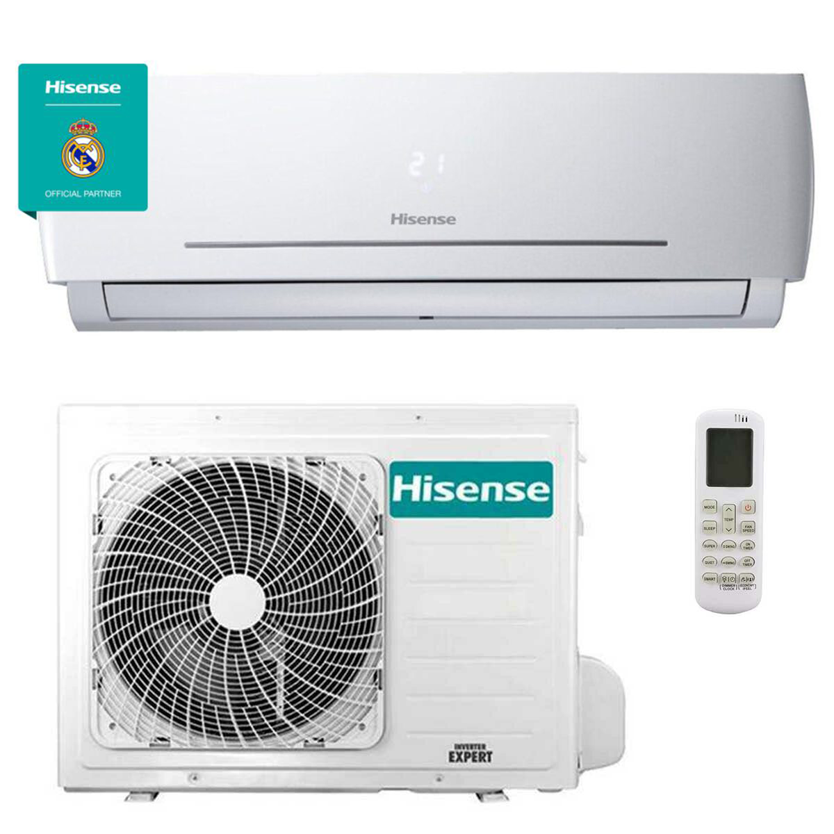 Hisense 24000 BTU Cool Wall Split Air Conditioner A/C  - White (3YR WRTY)