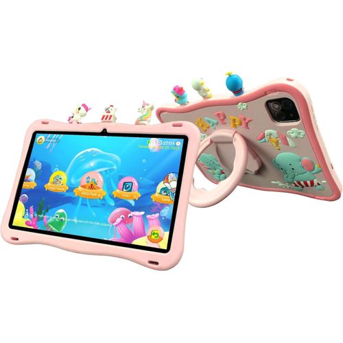 Oteeto Tab10 10.1 Inch Display Kids Tablet With 6 GB RAM 128 GB ROM and 8000 mAh Battery- Multicolor