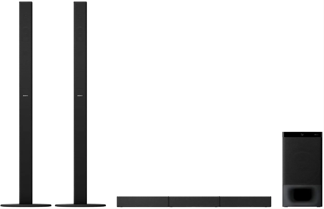 Sony HT-S700RF Real 5.1ch Dolby Audio Soundbar for TV with Tall boy Rear Speakers & Subwoofer, 5.1ch Home Theatre System