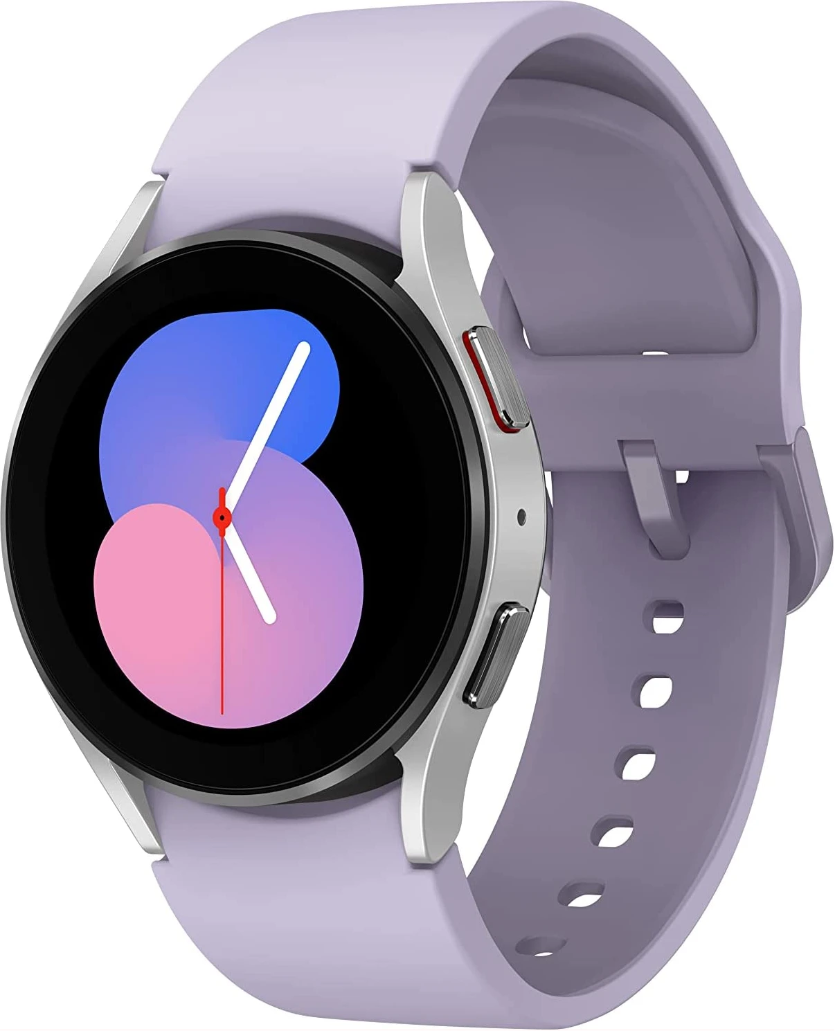 SAMSUNG Galaxy Watch 5 40mm Bluetooth Smartwatch w/ Body, 1.5GB RAM 16GB ROM 410mAh Health, Fitness and Sleep Tracker, Improved Battery, Sapphire Crystal Glass, Enhanced GPS Tracking, Silver Bezel w/ 