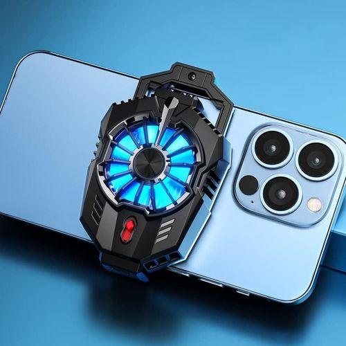 X20 Phone Cooler, Adjustable Semi-Conductor Smartphone Cooling Fan w/Two Modes for iPhone/Android, USB Type-C Power Cellphone Radiator for Gaming, Video Streaming, Car Driving