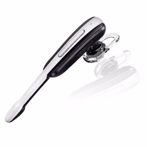 Universal Bluetooth Stereo Headset Music Business Style Headphone Universal Super Cool Wireless Earphone Mic Hands Free - Black,Silver