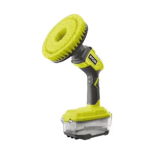 ONE+ 18Volt Cordless Compact Power Scrubber (Tool Only) With 6 in. 4-Piece Microfiber Cleaning Kit - Multicolor