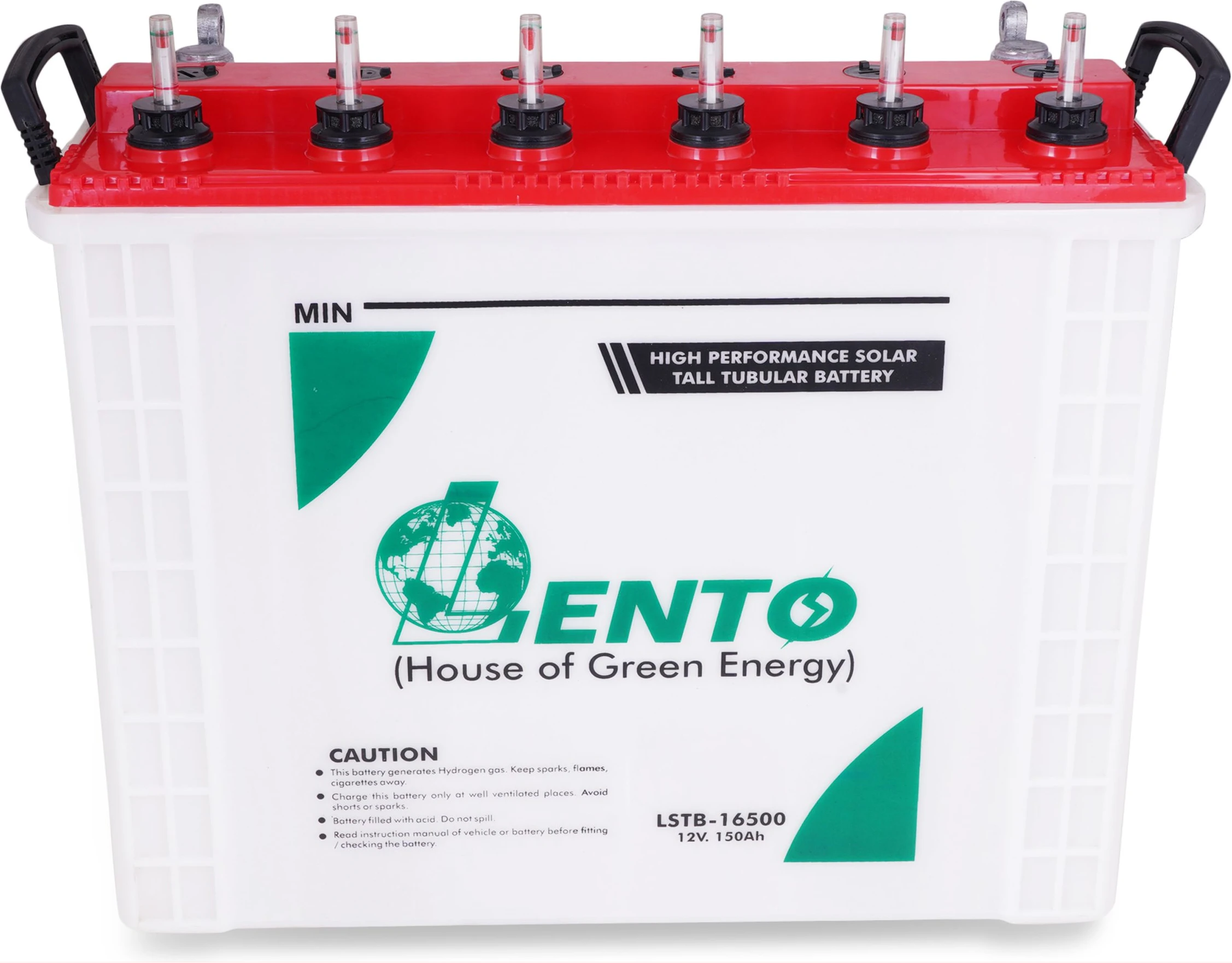 Lento 200AH, 12 Volts Lead Acid Tubular Solar Battery - Made in India