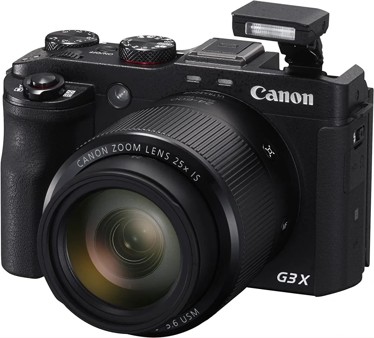 Canon PowerShot G3 X Digital Camera w/ 1-Inch Sensor and 25x Optical Zoom - Wi-Fi & NFC Enabled (Black)