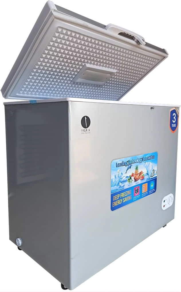 IQRA 430-Litre Chest Freezer IQ-CF4308, Single Door Deep Freezer, Thermostat