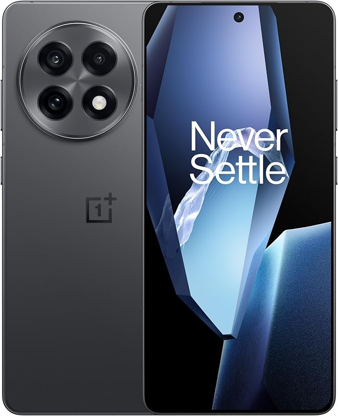 OnePlus 13R, 12GB RAM + 256GB Storage, Dual-SIM, Unlocked Android Smartphone, Powered by Snapdragon 8 Gen 3, 55W SUPERVOOC Fast Charging, 2025, Nebula Noir