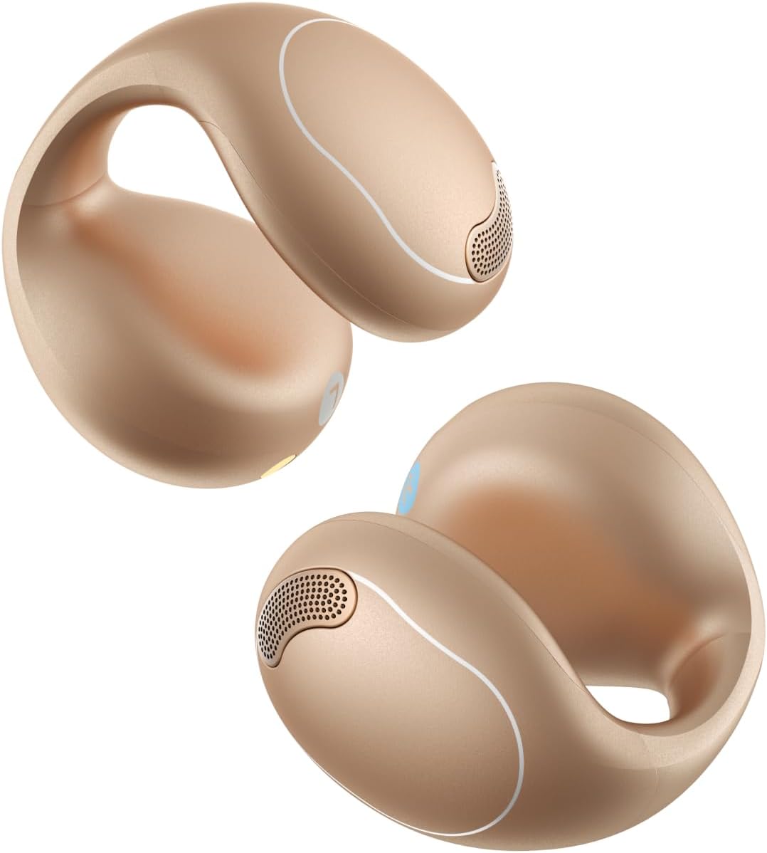 Soundcore C40i by Anker, Open-Ear Earbuds, Clip-On Headphones, Flexible Joint Design, Button Controls, Lightweight Comfort, Stable Fit with Attachable Ear Grips, Expansive Drivers for Clear Sound - Go