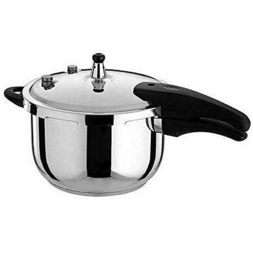 Hcx 9Litres Stainless Steel Pressure Cooker With Steamer Pot Saucepan -Silver