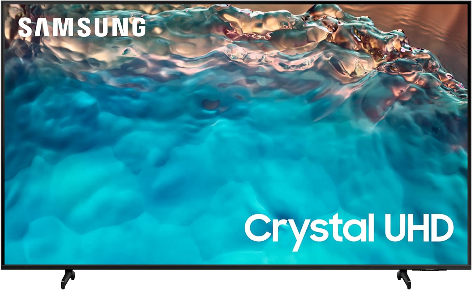 Samsung 50 Inch BU8000 UHD Crystal 4K Smart TV - Airslim Design With Alexa & Smart TV Streaming Built In, Object Tracking Sound, Contrast Enhancer, Boundless Screen & Adjustable Stand