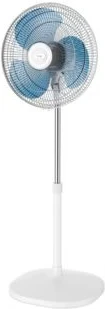 Tefal 16 Inch Stand Fan Essential Plus VF4410G2, 3 Speeds, Silent, Powerful Cooling, Adjustable Height - White
