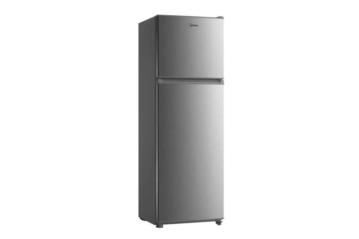 Midea 333 Litre Fridge, (Net 240L), MDRT333FGF02, Double Door Top Mount Freezer Defrost Refrigerator - Silver