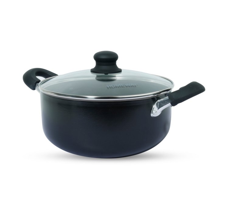 Homeway Nonstick Casserole 30cm- Induction Bottom - HW253