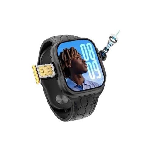 Modio ST13 Smart Watch 2.2 Inch Full Screen Display With 4G SIM card Support 3 Pair Straps and Wireless Charger For Ladies and Gents