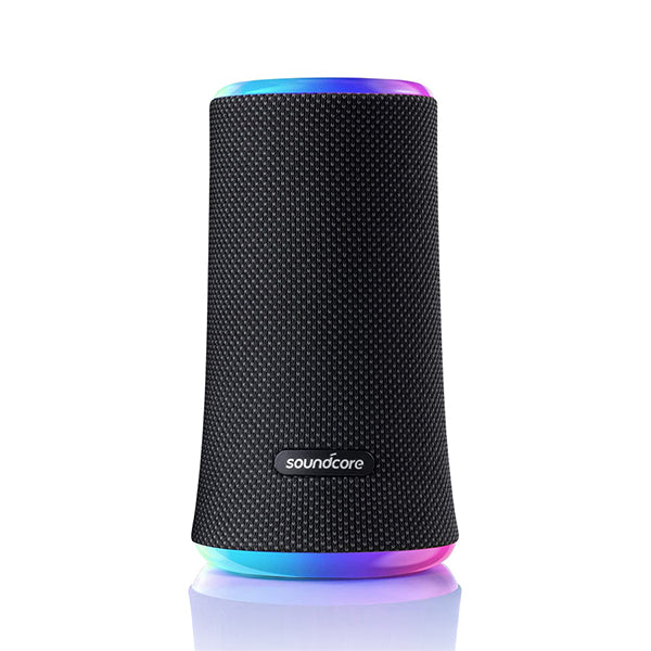 Anker Soundcore Flare 2 Bluetooth Speaker with 360° Sound, PartyCast Technology, Adjustable EQ, 12 Hour Playtime, IPX7 Waterproof Wireless Speaker for Outdoor, Beach, Backyard Party