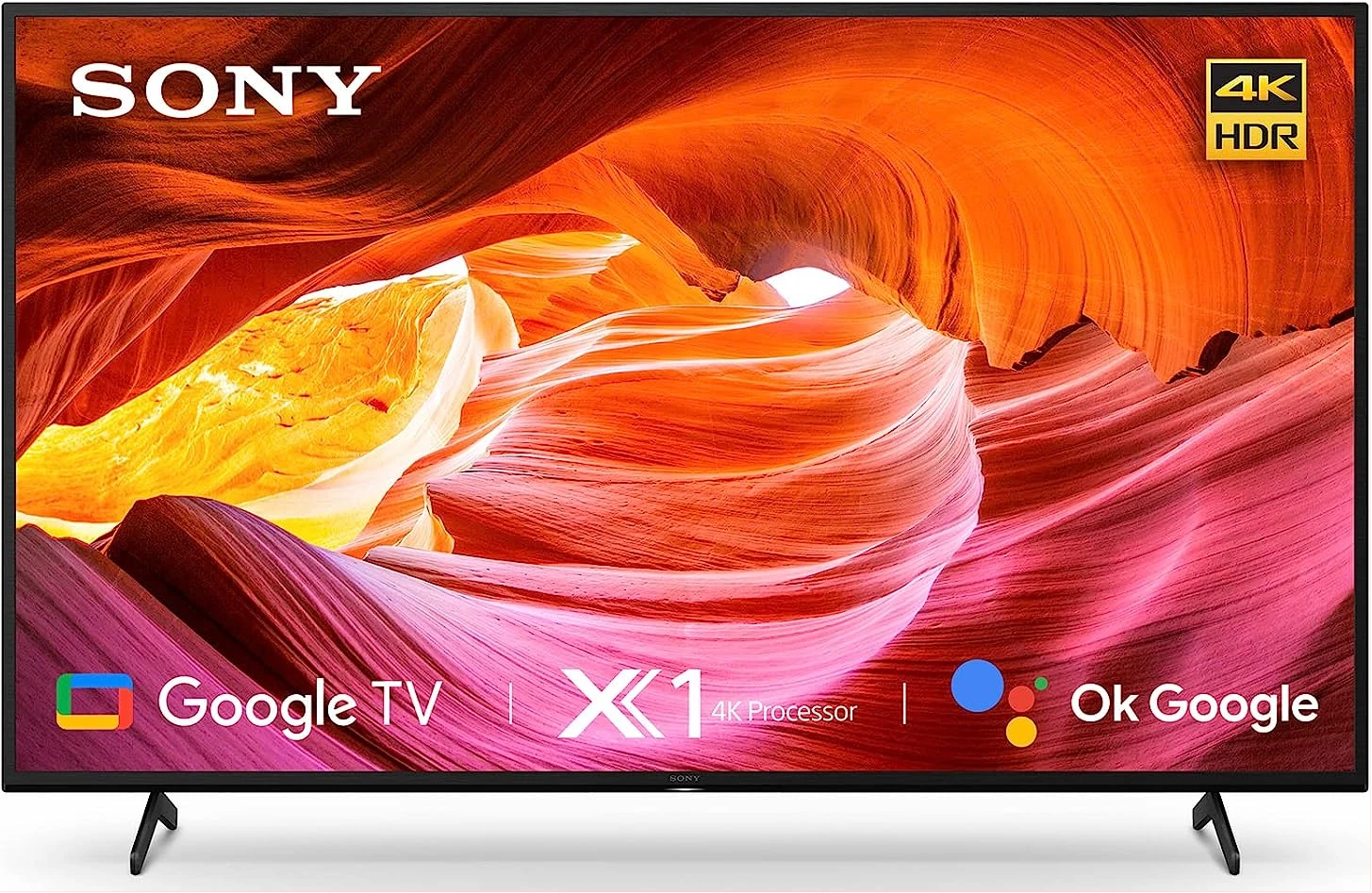Sony 50-Inch 4K UHD Smart Android Google TV, Remote With Voice Control X75K – Black