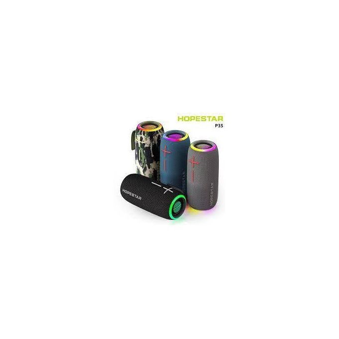 Hopestar P35 Bluetooth Waterproof Outdoor Wireless Speaker - Black
