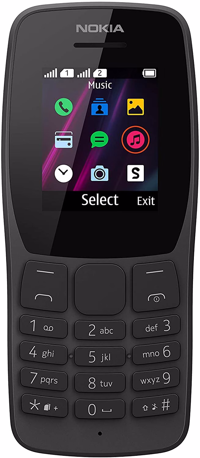 Nokia 110- Dual SIM Feature Phone - 1.77