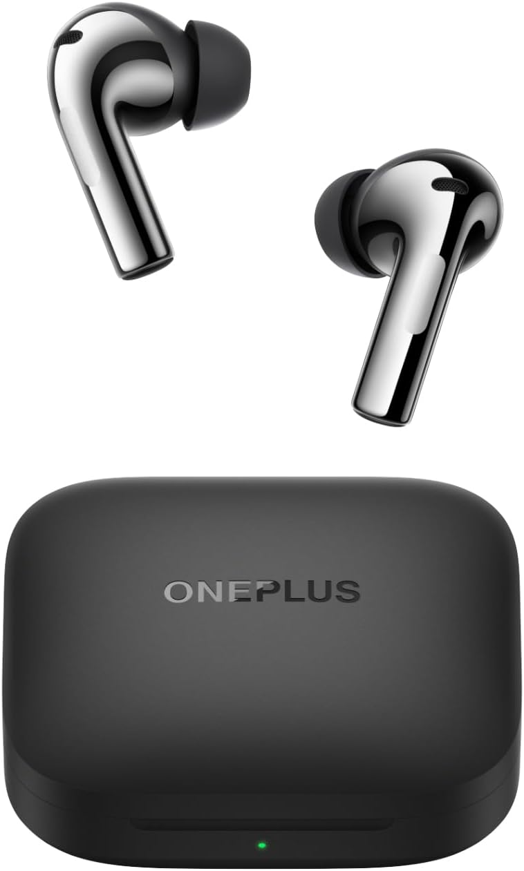 ONEPLUS Buds 3 Wireless Earbuds, Splendid Blue, Deep Bass, ANC, Immersive Sound Bluetooth Earbuds, Up to 44 Hour Playtime with Charging case, Bluetooth 5.3,Grey