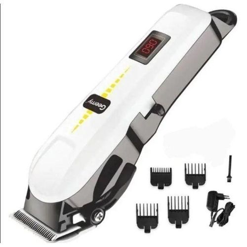Gemmy Rechargeable Cordless Shaving Machine With Battery Indicator - White