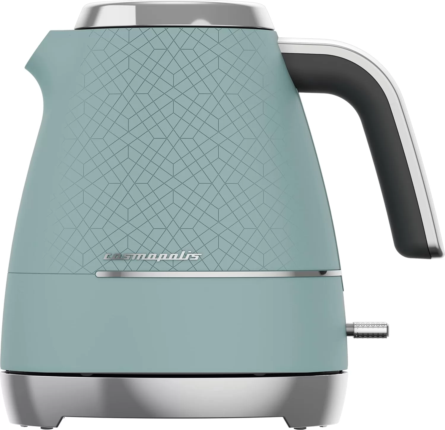 Beko Cosmopolis Dome Kettle WKM8307T, Retro Black Chrome Design,1.7L Capacity 3000 W
