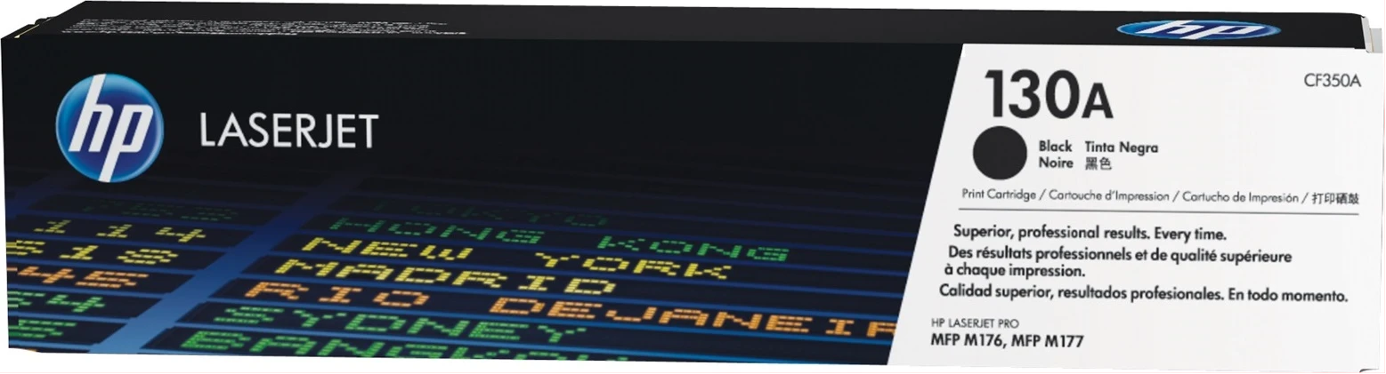 HP 130A Original LaserJet Toner Cartridge (Black) CF350A