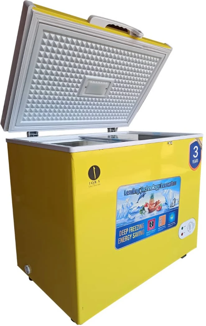 IQRA 211-Litre Chest Freezer IQ-CF2110, Single Door Deep Freezer, Thermostat