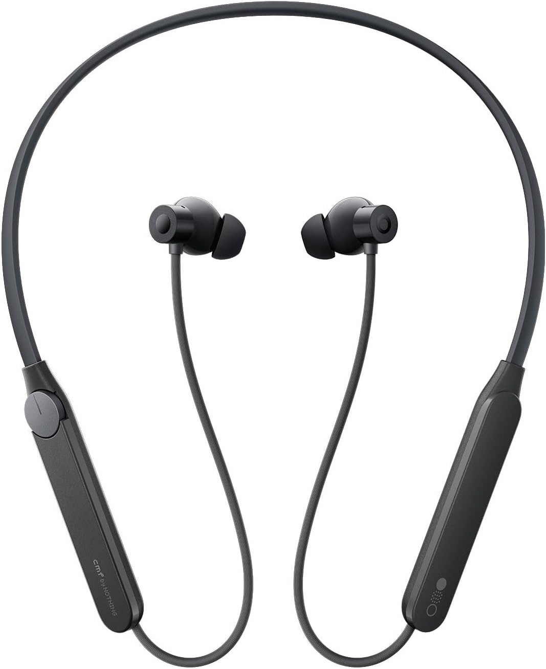 CMF By Nothing Neckband Pro Bluetooth Headphones,50dB Hybrid Active Noise Cancelling Earbuds with 5 HD Mics,IP55 BT5.3 37Hours Long Play time Dual Device Connection Neckband Headphones-Light Grey