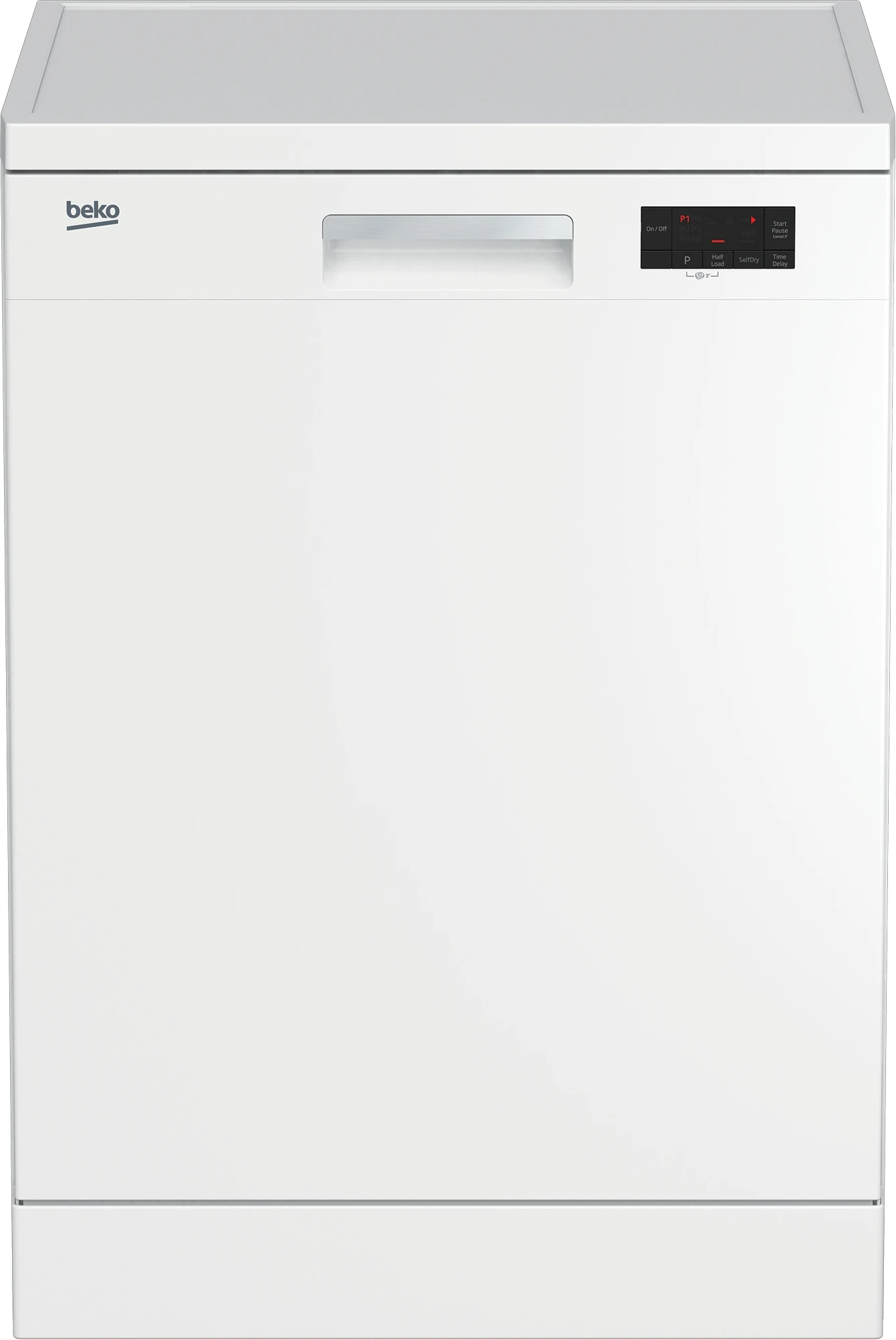 Beko Freestanding 60cm Dishwasher Quick Programmes DFN16430 With 14 Places - White