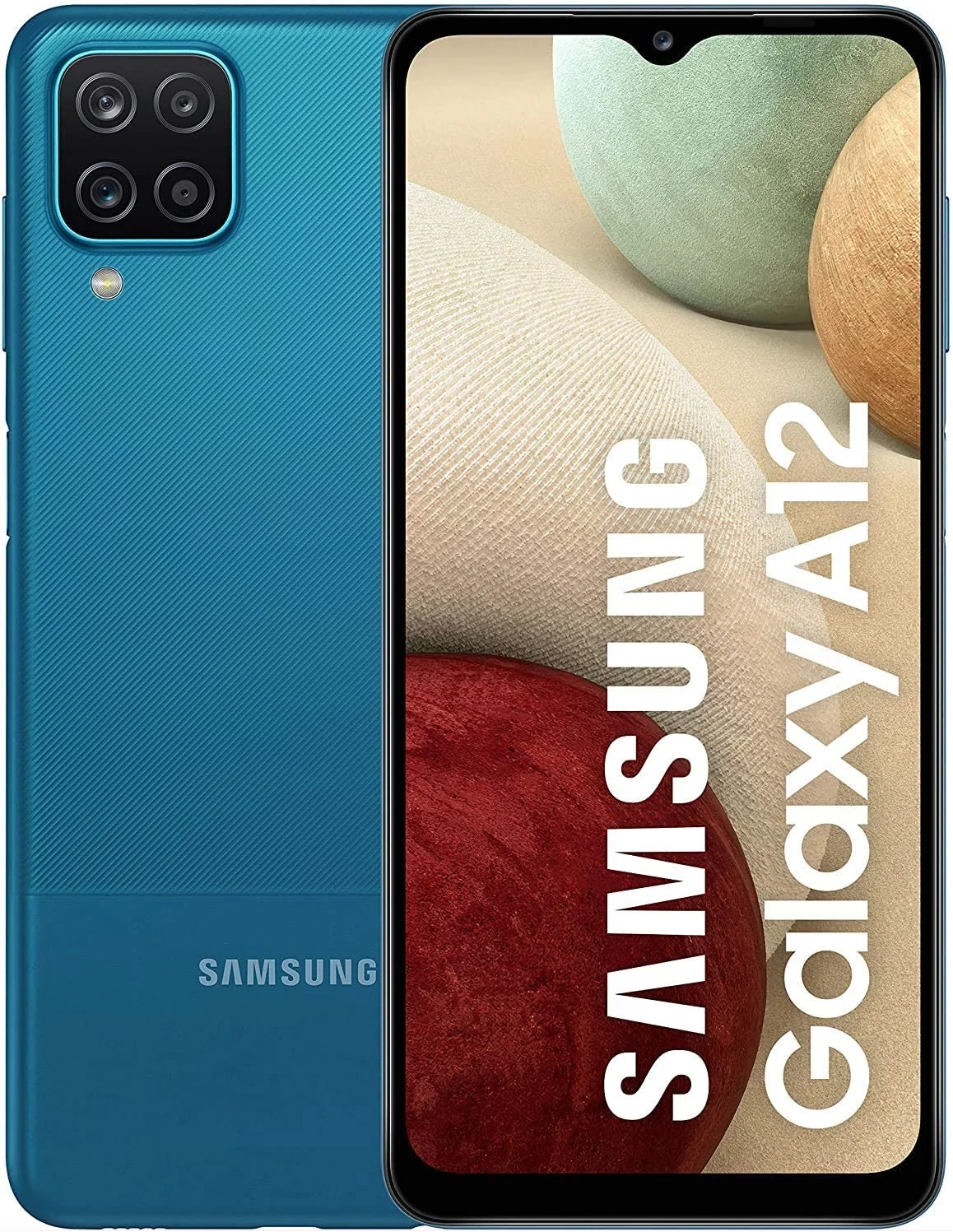 Samsung Galaxy A12 - Smartphone 128GB, 4GB RAM, 48MP 5000mAh Dual Sim, Blue