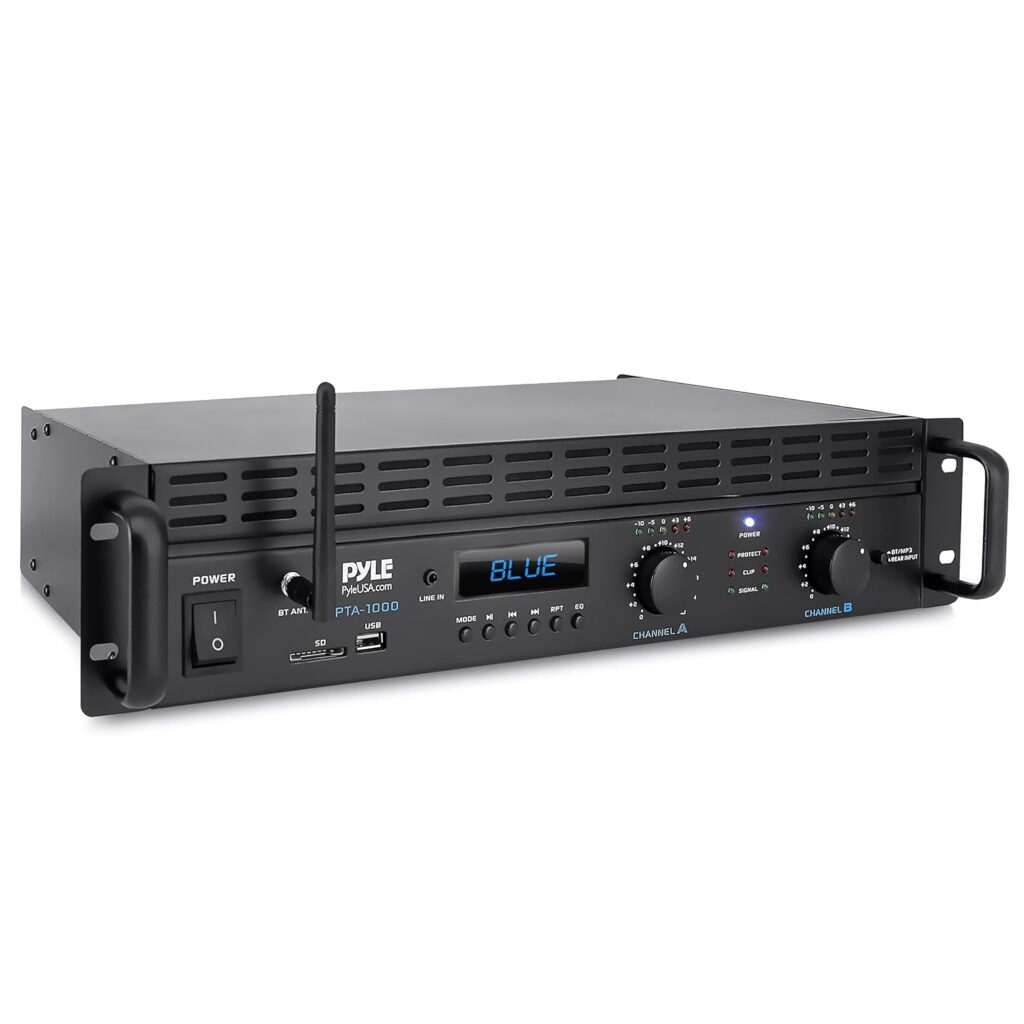 Pyle 2-Ch. Bluetooth Pro Audio Amplifier – 2000W