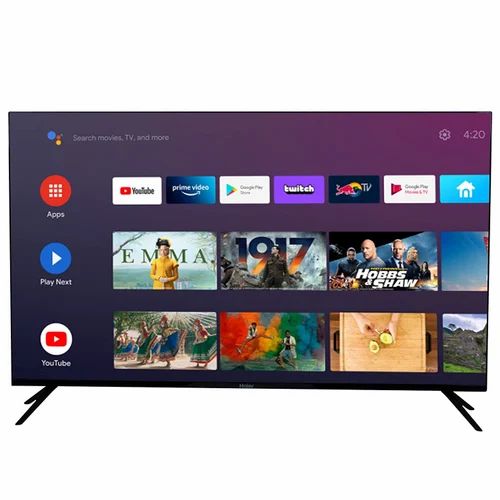 Smartec 43- Inch Android Smart TV FullHD With Wall Brackets & Inbuilt Free to Air Decoder - Black