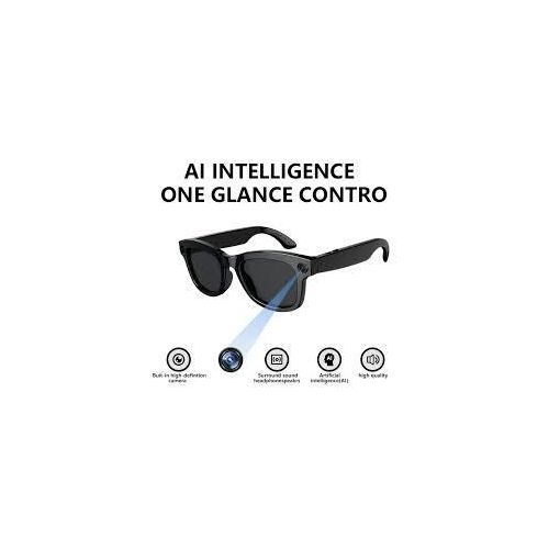 Green Lion Rayna AI Camera Smart Glasses, Up to 10 Hours Playback Time, Dual Silicone Microphones, Full HD 1080p Video, Immersive Stereo Audio, Voice Assistant, Real Time Translation