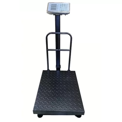 200kg Electronic Rechargeable Digital Platform Weighing Scale With Guards - Black