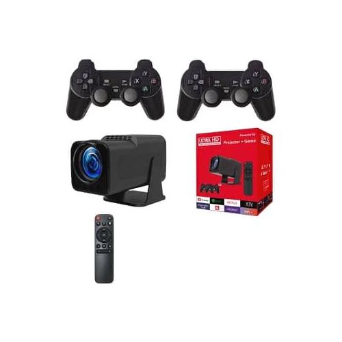 Arcade Vision Projector HD Screen, Game Projector with Controllers, Cinemaster Pro -1080P 4k Smart Movie Projector, M320 Max, Video Game Projector, Projector Game Console Home Theater For Family and O