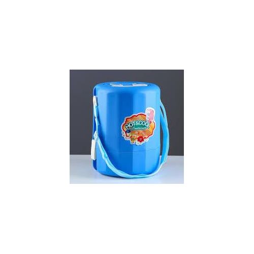 4.5L Hot And Cool Insulated Stainless steel And Stylish Travel And Picnic Purpose Big 3 Food Containers Lunch Box