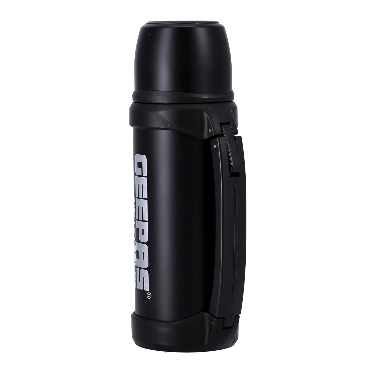 Geepas 1.8L Vacuum Flask GSVF4112, Stainless Steel Vacuum Bottle,- Keep Hot & Cold Antibacterial topper & Cup - Perfect for Outdoor Sports, Fitness, Camping, Hiking, Office, School