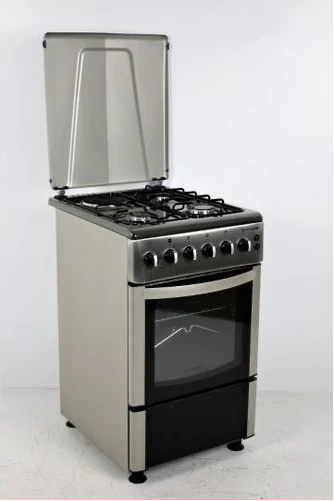 Kings Cooker 3 Gas Burners + 1 Electric Plate 50x60cm 4TTE-5631HI, Electric Oven, Rotisserie -  Marble Grey