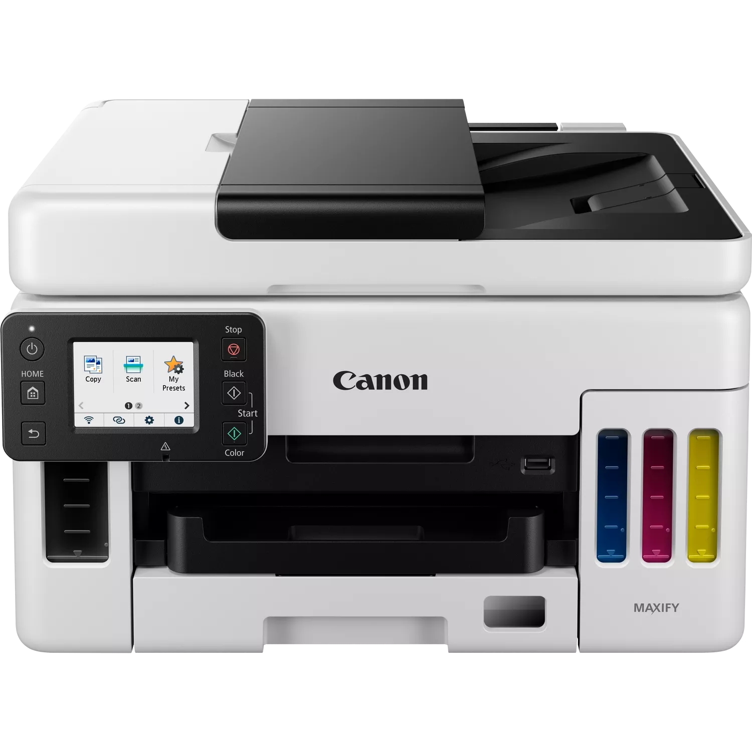 Canon MAXIFY GX6040 Multifunction Printer with Colour Ink Tank (Photocopi+Scan/WiFi, ADF)