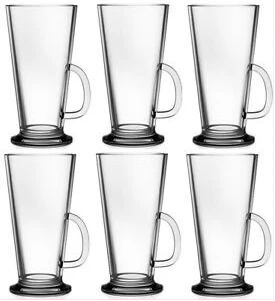 6 Pieces Of Irish Coffee Ice Cream Tea Glasses - Colorless