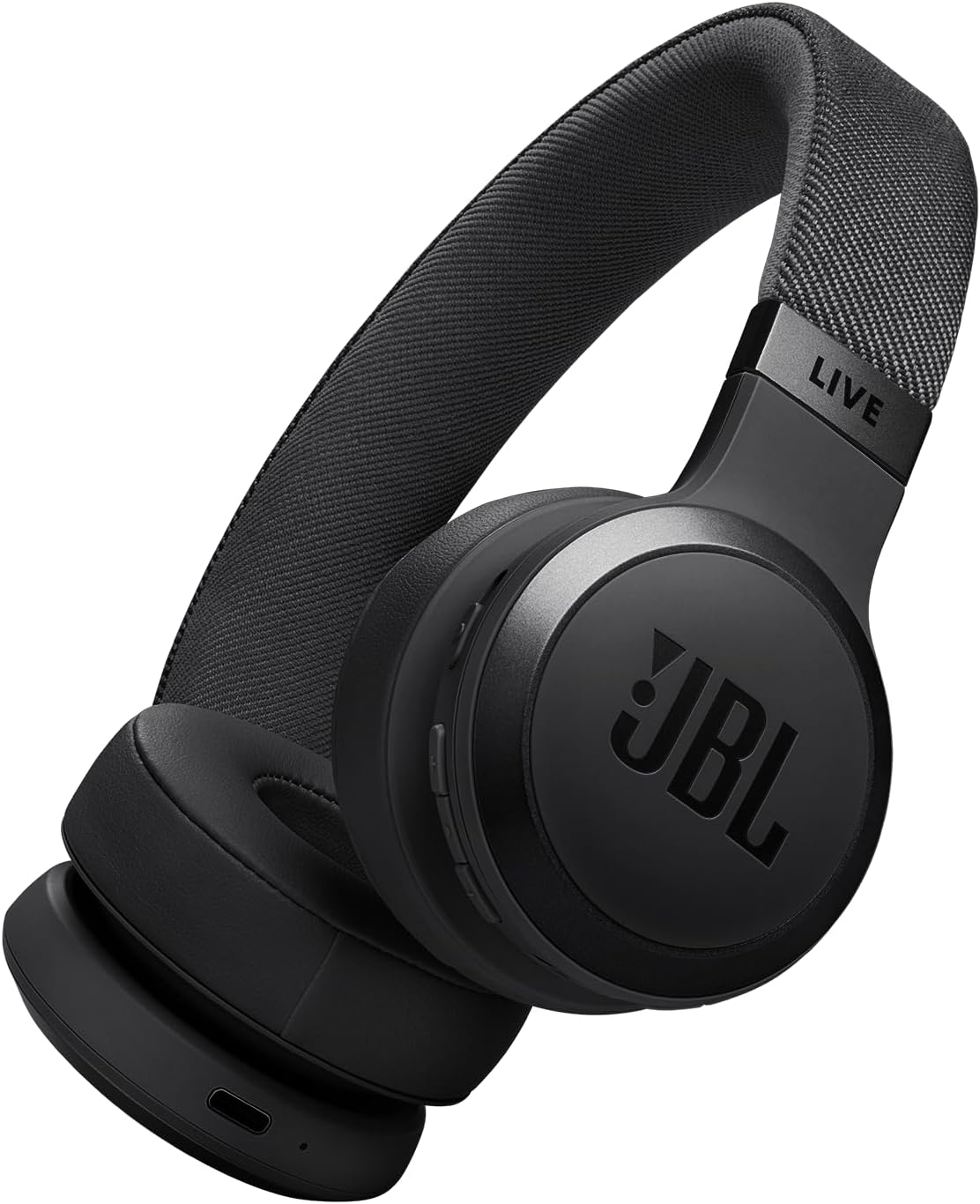 JBL Live 670NC - Wireless On-Ear Headphones with Adaptive Noise Cancelling with Smart Ambient, Up to 65H Battery Life with Speed Charge, Lightweight, Comfortable and Foldable Design