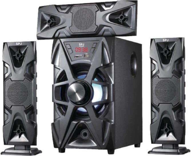 SPJ SS-3008U Multimedia Home Theater System- Black