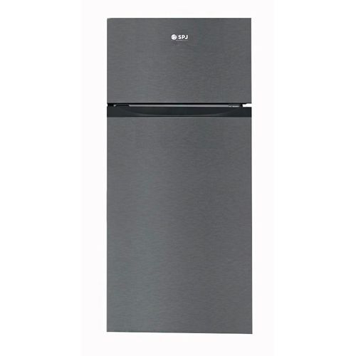 SPJ 140 Liters Fridge, Double Door Top Freezer Defrost Refrigerator – Silver